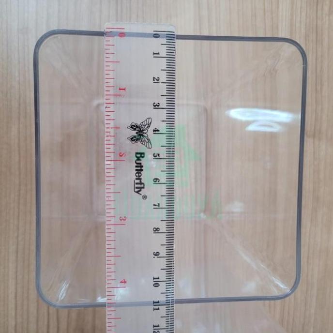 Toples Cupang Akrilik Kotak 2L - Toples Mika - Paxton