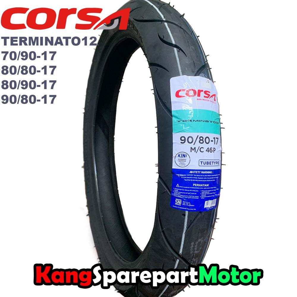 CORSA TERMINATOR  RING 17 (BUKAN TUBBLES) BAN LUAR CORSA TERMINATOR RING 17 TERSEDIA UKURAN 70/90-17