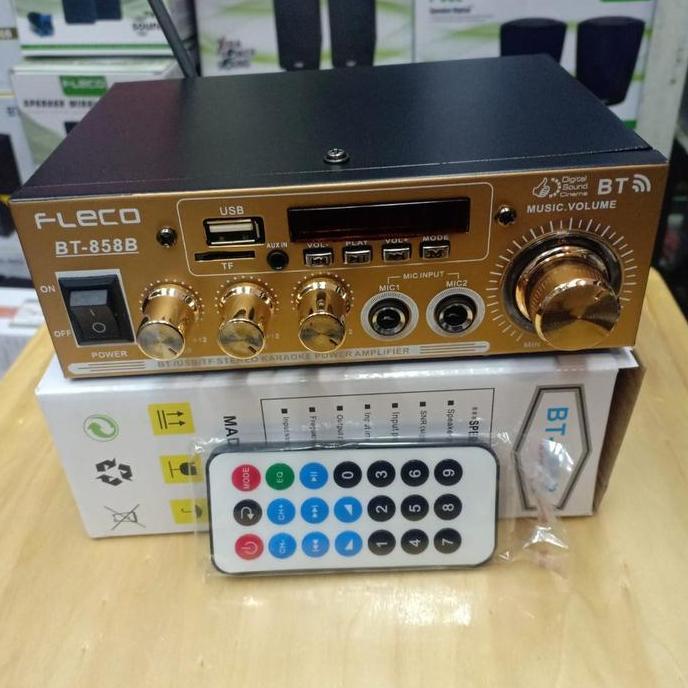 FLECO BT-858B Mini Amplifier Bluetooth Stereo Karaoke