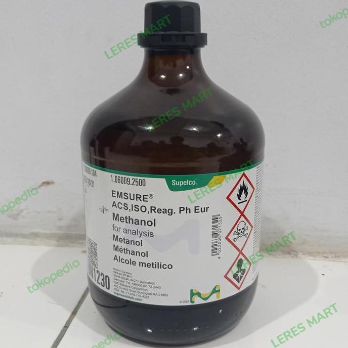 Methanol For Analysis Merck 2.5L / Methanol Merck New