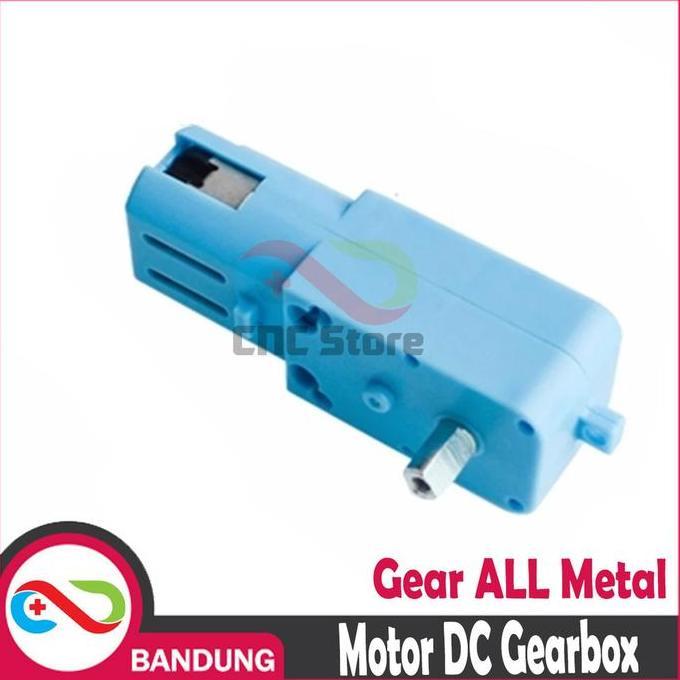 MOTOR DC GEARBOX METAL GEAR TT MOTOR SINGLE SHAFT ALL METAL