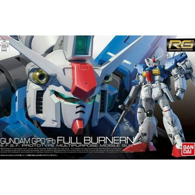 Bandai RG 1/144 Gundam GP01FB GP 01 FB Full burnern Fullburnern burner