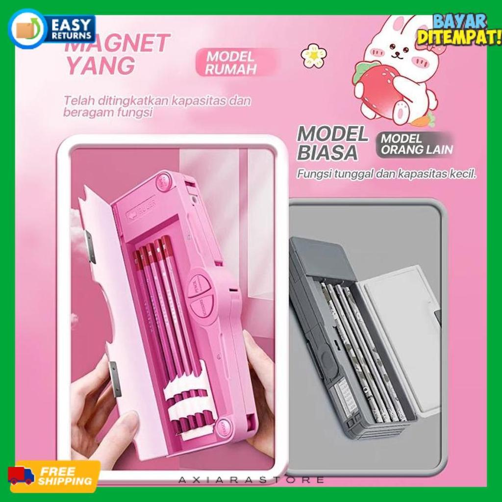 Exclusive [Ready] Aimilo Kotak Pensil Anak Perempuan Tempat Pensil Anak Perempuan Kotak Pensil Multi