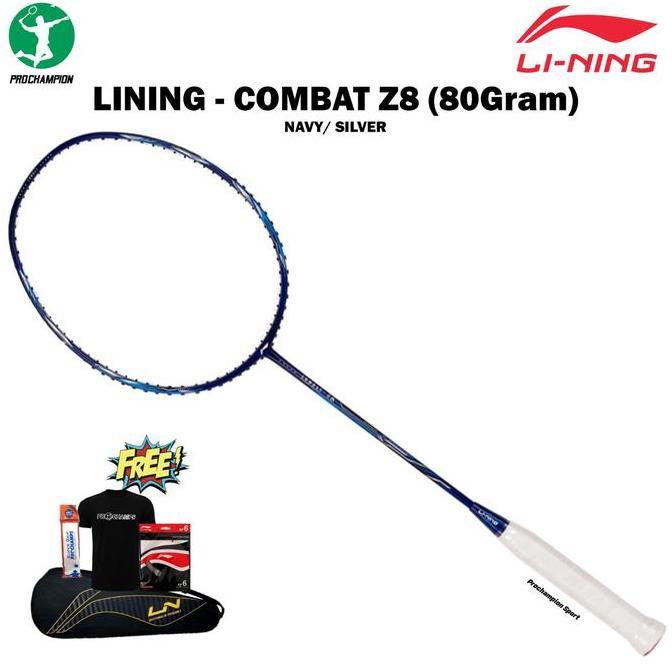 RAKET BADMINTON LINING COMBAT Z8 / COMBAT-Z8 80GR ORIGINAL