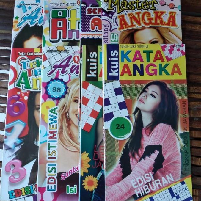 10 Pcs Teka Teki Silang / Buku TTS Angka Yang Panjang