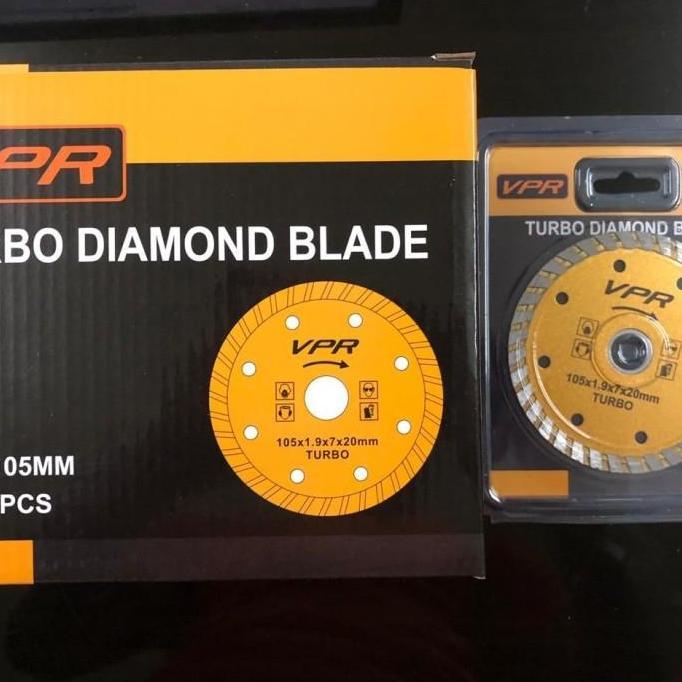 diamond cutting wheel turbo VPR 4 / mata gerinda potong turbo