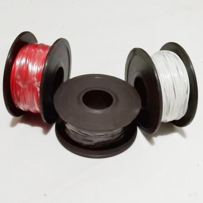 Kabel AWG 26 Serabut Putih 1 Roll - 20 Meter