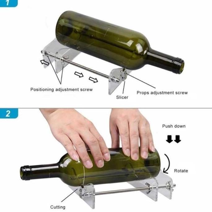 Alat Potong Botol Kaca Bulat - Potong Kaca DIY / bottle