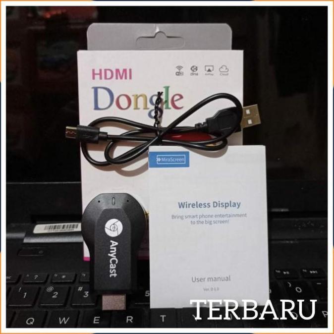 [COD] PAKET ANYCAST DONGLE SCREEN MIRRORING DARI HP KE TV TABUNG / WIRELESS ANYCASH DONGLE MIRACAST 