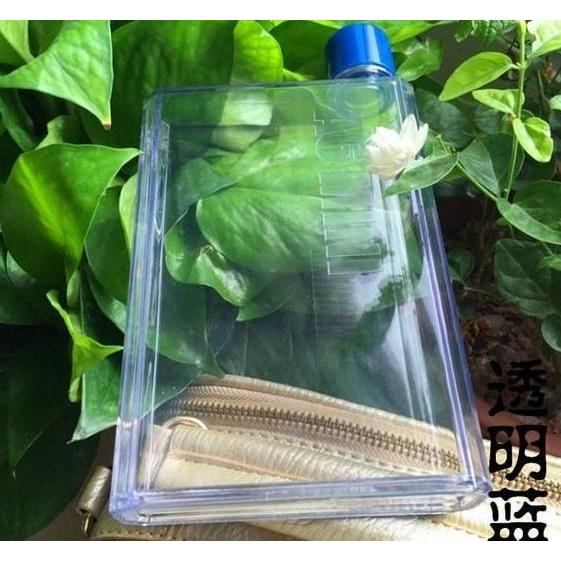 Botol Minum Unik Tipis MEMO Bottle A5 Botol Minuman Slim Kotak Gepeng