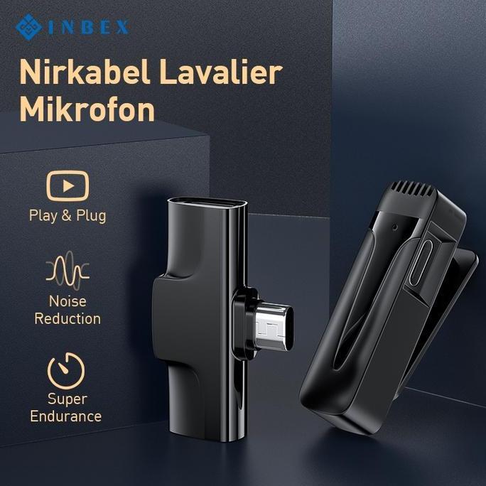 NEWINBEX microphone mic clip on wireless /Clip Wireless Mikrofon