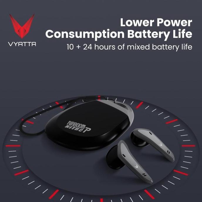 VYATTA Airboom Nitro P TWS Bluetooth Headset / Earphone , Gaming Mode