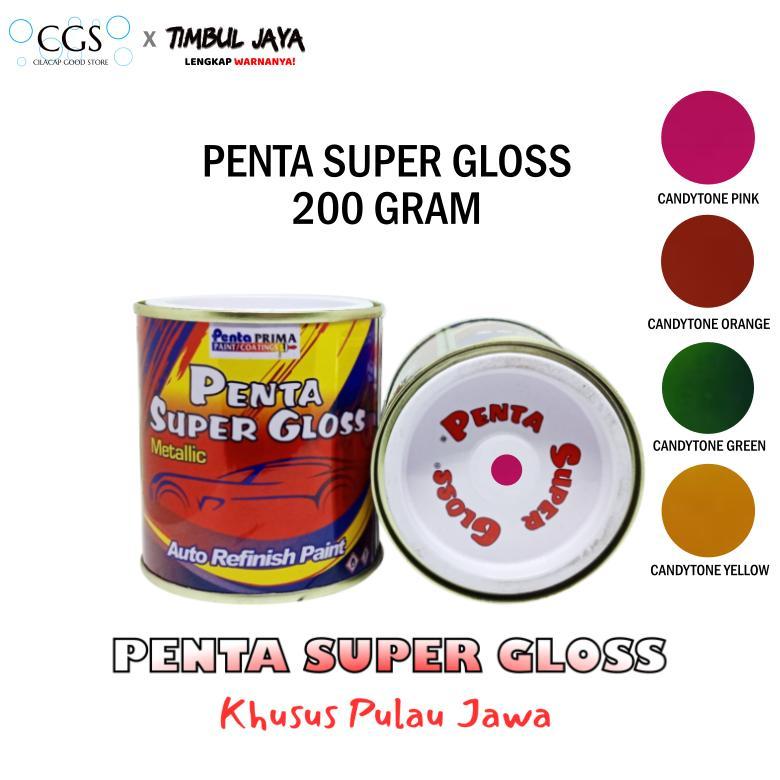 Cat Penta CANDYTONE PINK 200 gram / cat motor candy pink / penta candy pink / penta super gloss