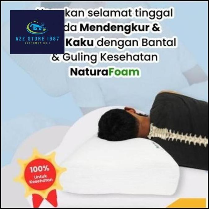 Bantal Memory Foam Anti Ngorok - Bantal Terapi Kesehatan