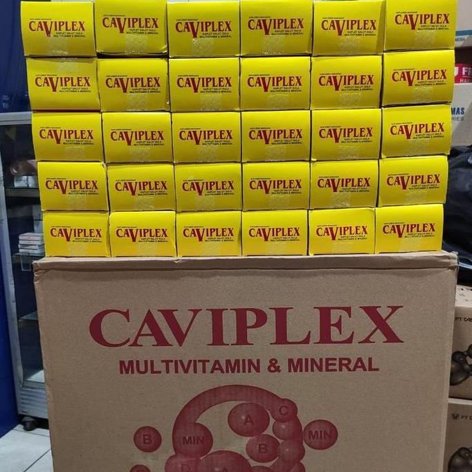 NEW CAVIPLEX 1 BOX ISI 100 TABLET ORI