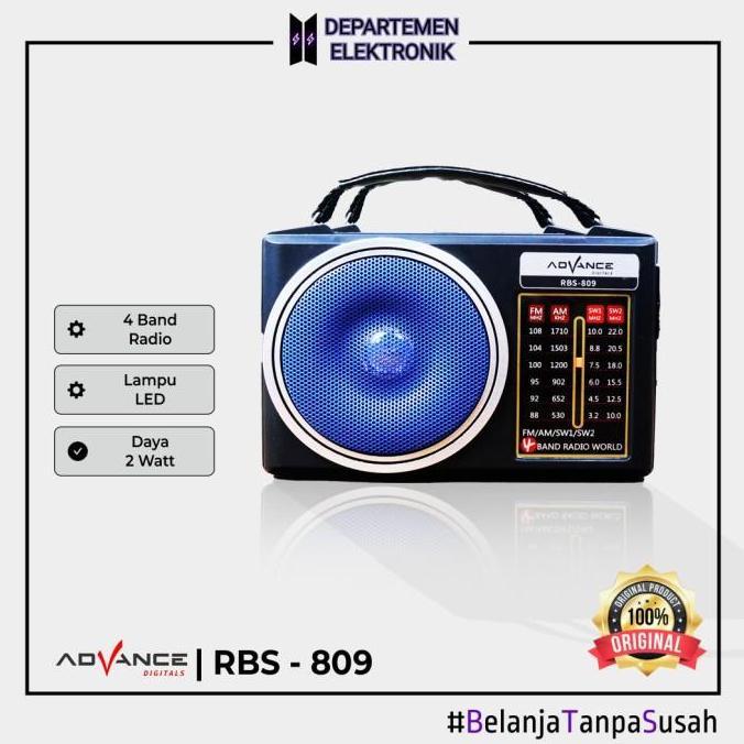 Radio Advance RBS 809 Radio Jadul Radio Kuno Berkualitas