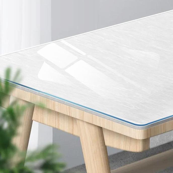 Terbaru Taplak Meja Plastik Mika Bening Transparan Meteran Tebal