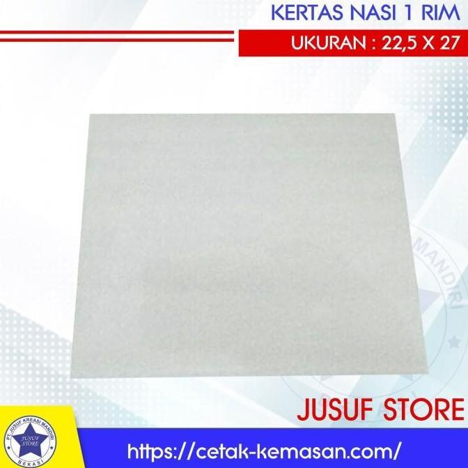 Kertas nasi KFC 22,5x27cm @100lbr