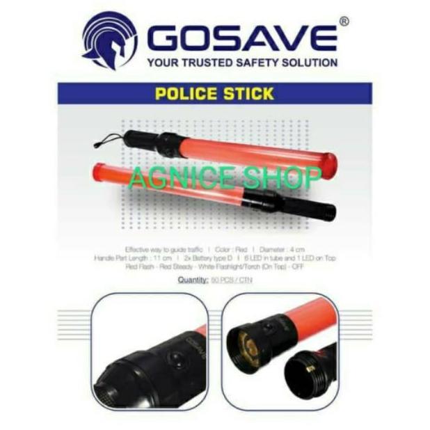 Lampu Tongkat Lalu Lintas Senter Polisi Stick Warning Light