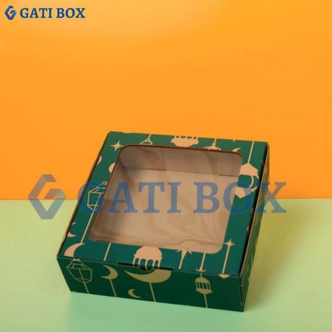 kotak kue box cake dus lapis legit lebaran idul fitri dus 22x22x7