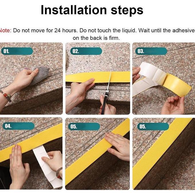 Lakban Stiker List Lantai Tangga Anti Slip Licin Selip Tape Sticker Lis Tangga
