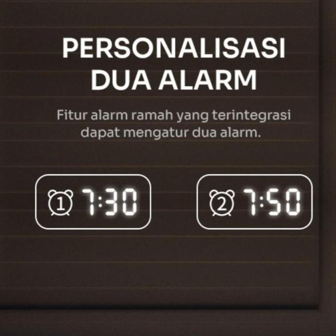 Robot Jam Meja Led Digital + Speaker Bluetooth Wireless Alarm Clock FM