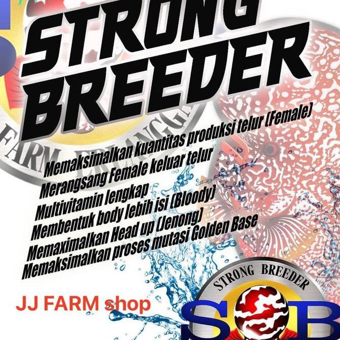 Yujitaro- Pelet Strong Breeder & Jenong Big Head Pakan Indukan Louhan Lohan Dll