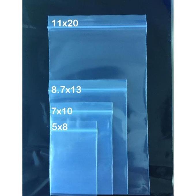 KLIP PP SMPI CUSTOM 11x20 60 MICRON TEBAL PLASTIK ZIPPER