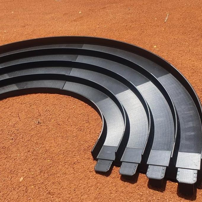 Hot Wheels Track 4 Four Lane Empat Jalur