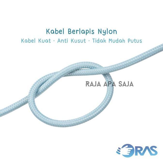 Kabel Data Charger Type C Fast Charging 3A Casan HP Tipe C Tepsi Robot