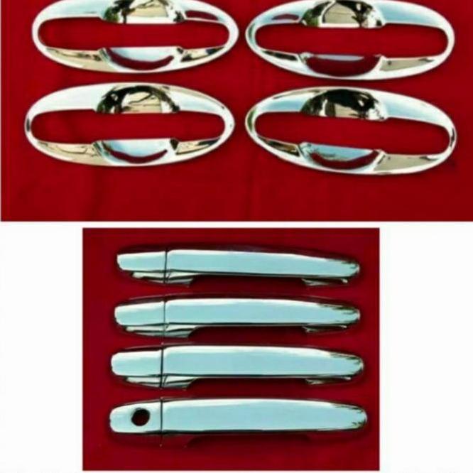 Paket Outer Handle Yaris 2008 Set Pintu Chrome 2008-2013
