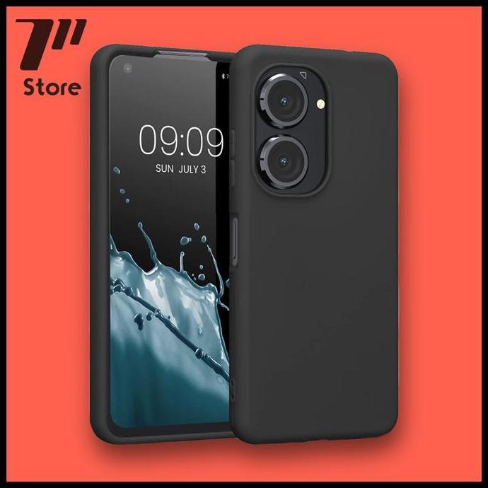 Asus Zenfone 9 Frost Dove Original Soft Case Black Premium Zenfone9