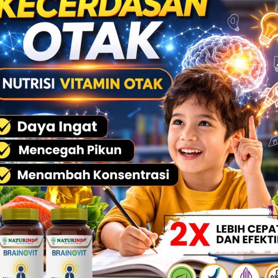 Smart Brain Vitamin Kecerdasan Otak Anak & Dewasa Daya Ingat