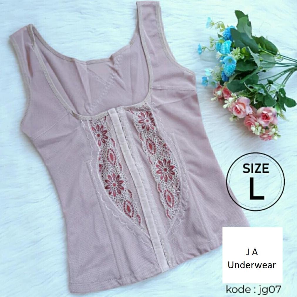 LYDYLY KORSET PELANGSING JG07 BODY PRESS TIPE SINGLET KORSET CORSET Korset