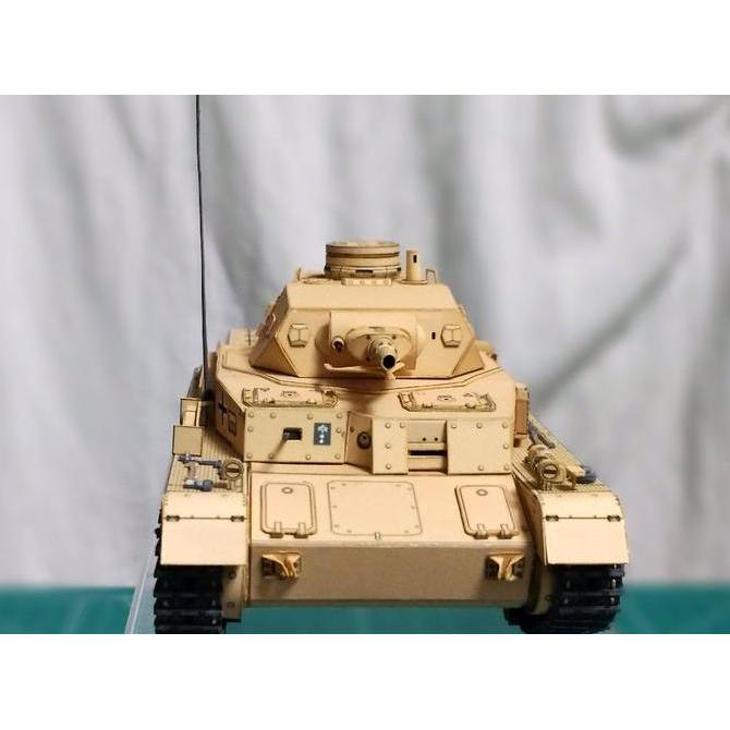 DIY Papercraft Kertas pola Tank Panzer IV (DIY=Kertas)