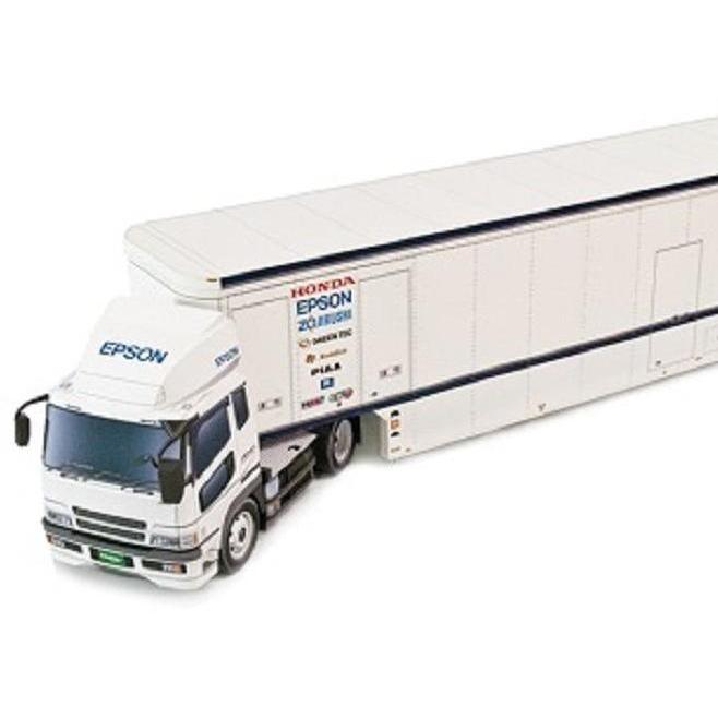 DIY Papercraft kerajian Lembar Kertas Pola Cars Box Truck (DIY=Kertas)