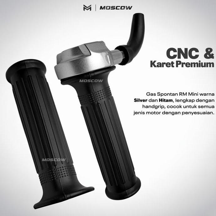 Handle Gas Motor Selongsong Gas Kontan Slonsong Gas Spontan Rm Mini Thailand + Tali Kabel Gas Serat 