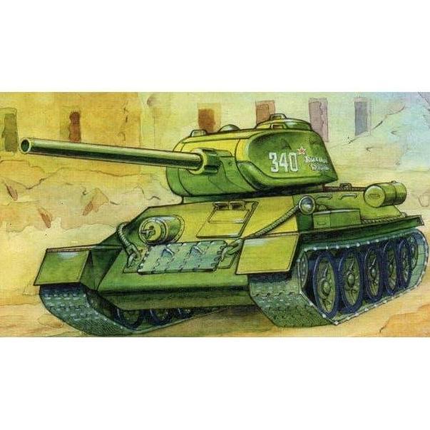 DIY Papercraft Tank WWII-T-34-85-Tank-V3 (DIY=Kertas)