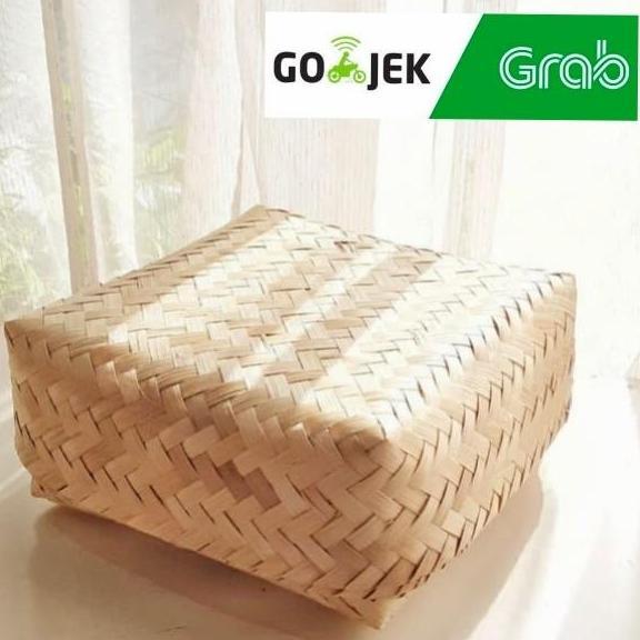 besek 16x16 bambu sepasang
