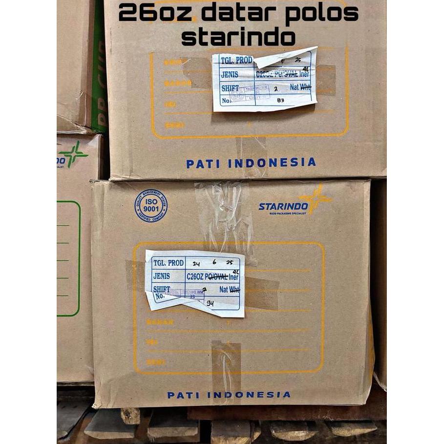 GELAS PLASTIK BENING/GELAS OZ/GELAS POP ICE/GELAS BUBBLE STARINDO UKURAN 12OZ 14OZ 16 OZ 7 GR 26oz 1