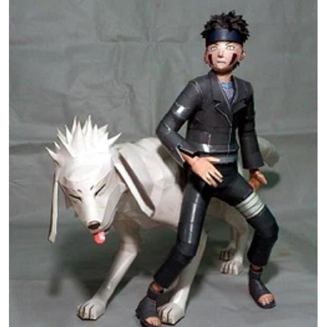 DIY Papercraft Pola Acttion Figure Kiba -Agamaru (DIY=Kertas)