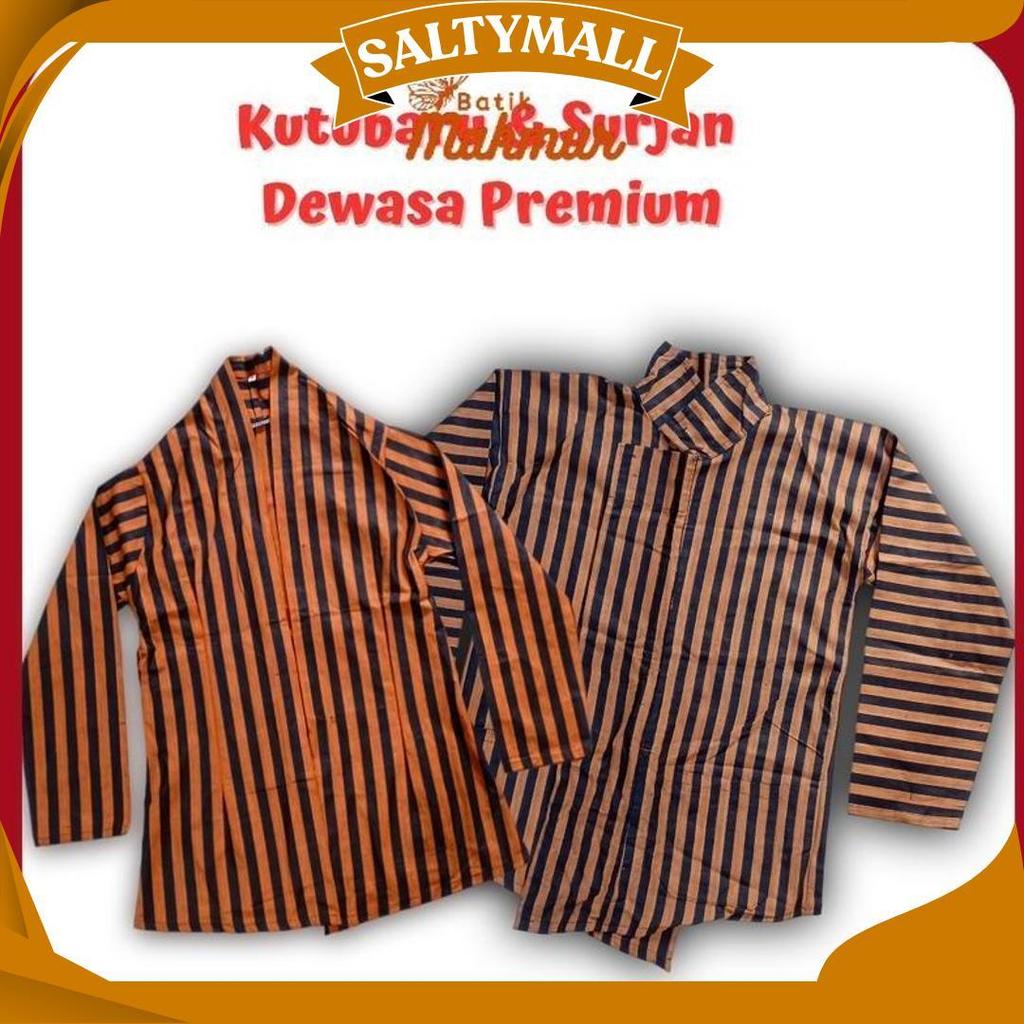 Surjan Kebaya Lurik Kutubaru Pria Wanita Bahan Premium Halus Alusan GBM Terbaru