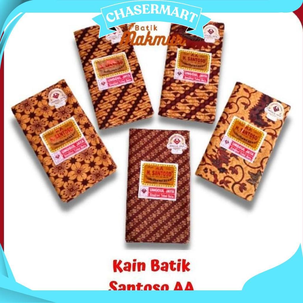 Kain Batik H Santoso AA Unggul Jaya | Batik Sogan Motif Sidomulyo Parang Kusumo Mukti GBM COD