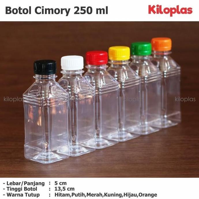 Botol Cimory 250 ml / Botol Jus 250 ml / Botol Plastik 250 ml