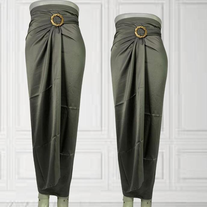 Rok lilit Polos, Rok Lilit Warp Skirt Serut Songket Jumputan Panjang  Motif Batik Bestseller Bawahan