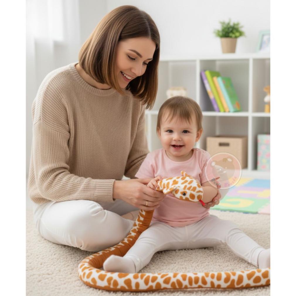 terlaris murah boneka ular panjang 125 cm lucu lembut jumbo banyak motif