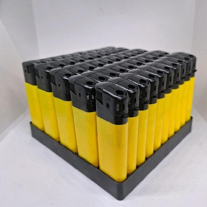 Sfp- Korek Gas Magnet Hitam Polos M2000 - 50Pcs