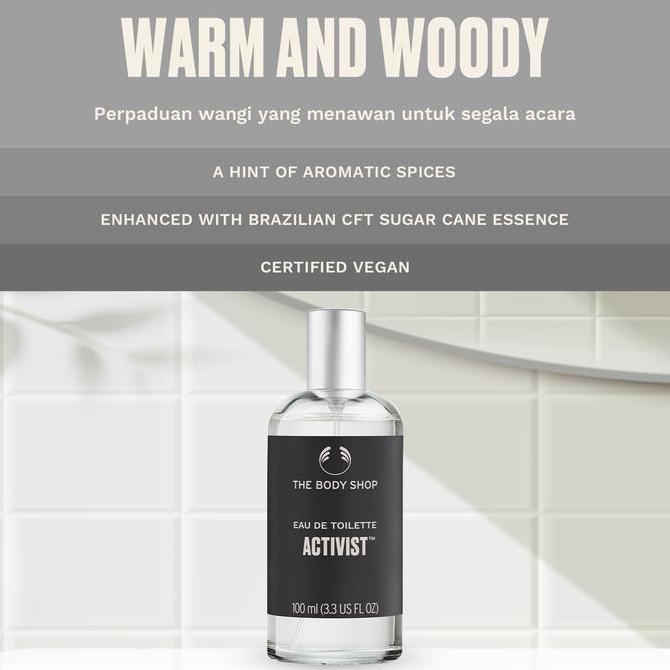 Logne- The Body Shop Activist Eau De Toilette 100Ml