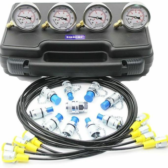 APX Excavator Hydraulic Pressure Gauge Bentlix Hidraulic Tester Hidrolik