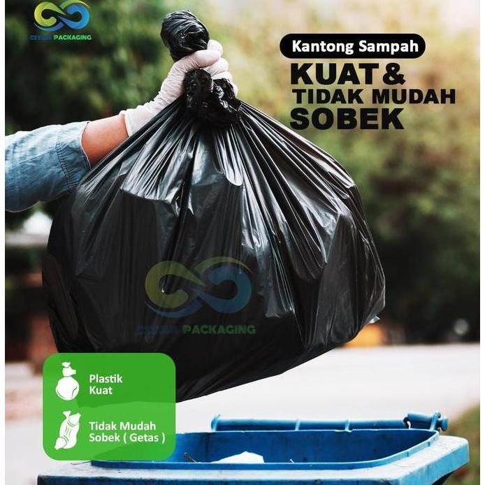 Sauberkeit- Kantong Plastik Sampah Besar / Jumbo Murah Kuat